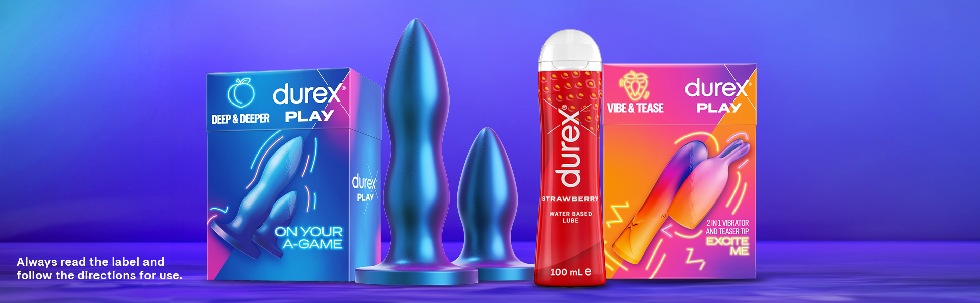 Durex Deep & Deeper - Butt Plug Set and 2-in1 Vibrator